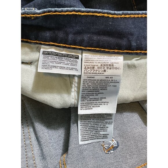 Levis Mens 541 Athletic Fit Jeans W34 L30 Cotton Blend Denim Blue - Picture 3 of 6